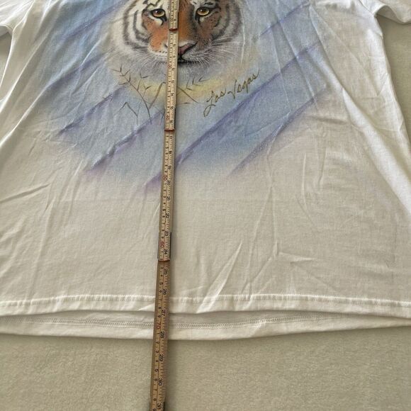 NWT Vintage Nature Tiger Las Vegas T Shirt Size XL 50/50 Heavyweight Jerzees USA - Picture 4 of 12
